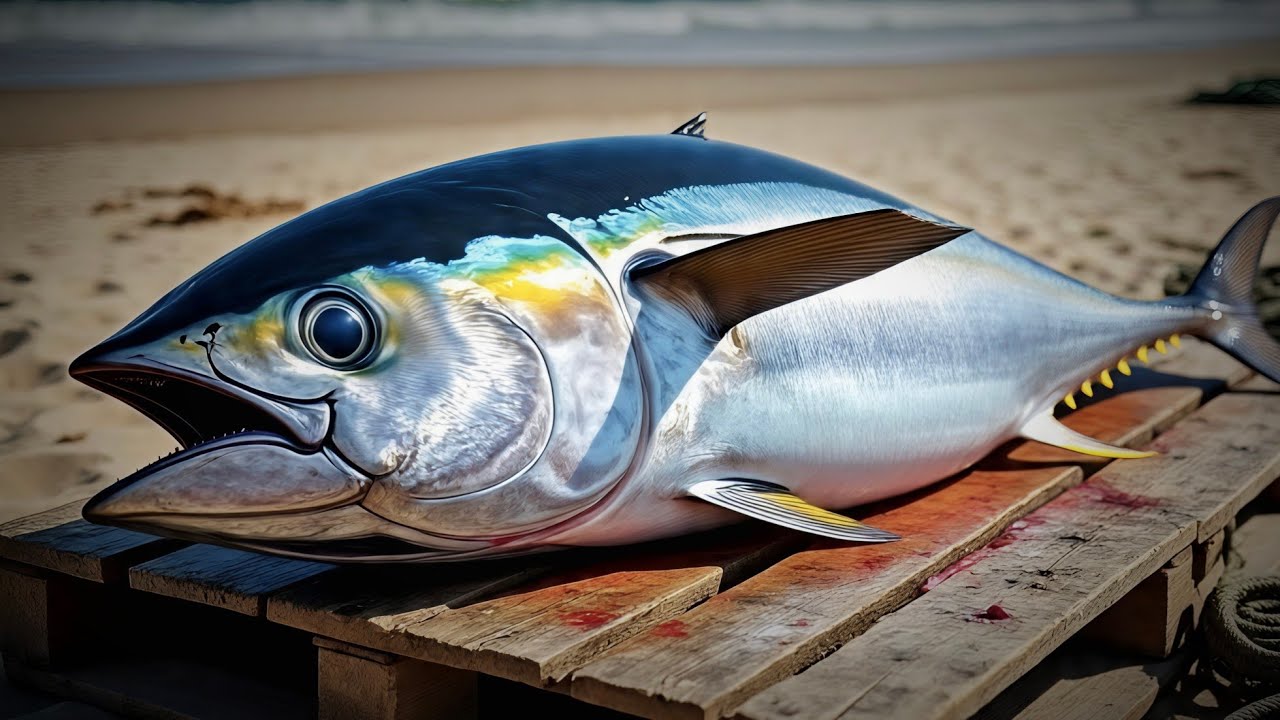 Satisfying Tuna Filleting! Masterful Knife Skills at Indonesia&rsquo;s Sorong Fish Market.