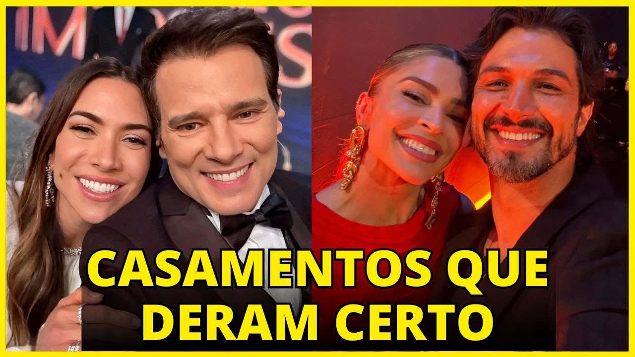 30 CASAIS FAMOSOS JUNTOS HÁ MUITO TEMPO