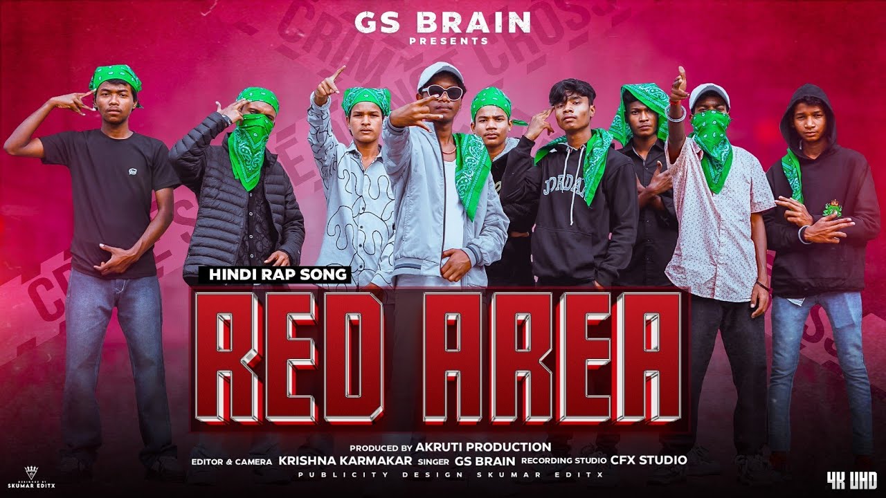 GS BRAIN - RED AREA (PROD BY - Messy Beats) | OFFICIAL MUSIC VIDEO |2k24
