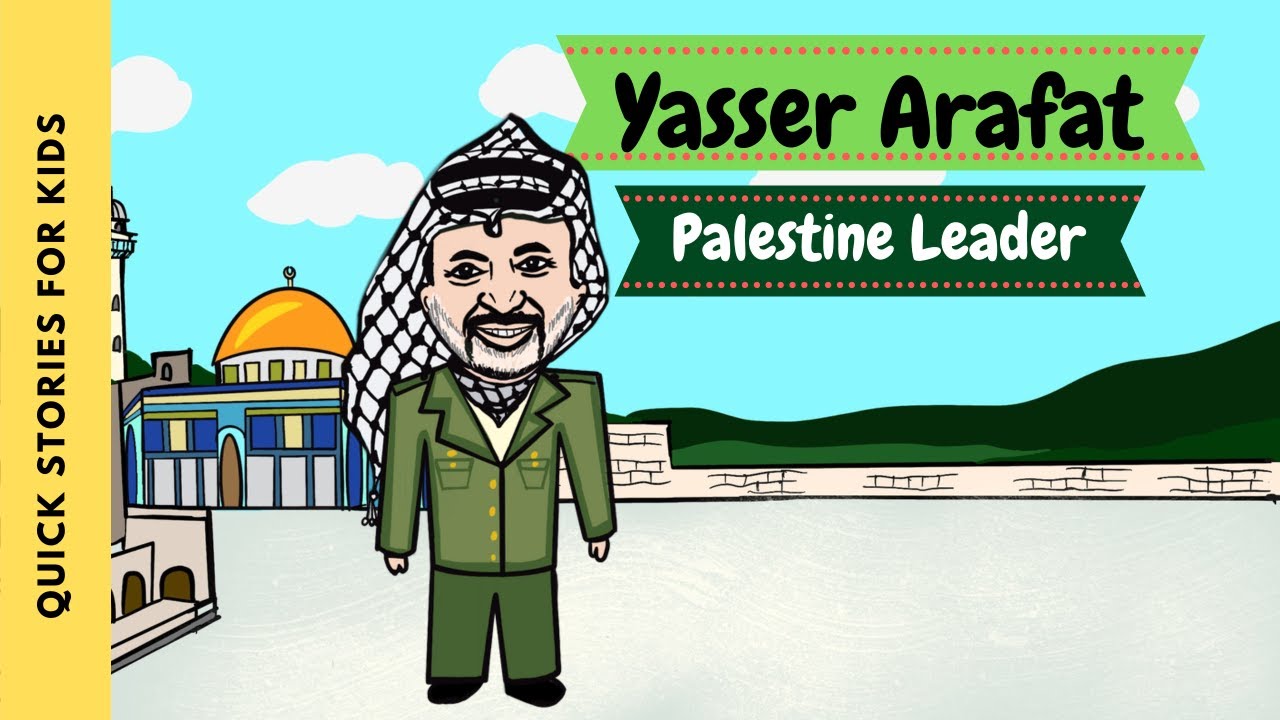 YASSER ARAFAT - POLITICAL PALESTINIAN LEADER | Fun biography for kids in English