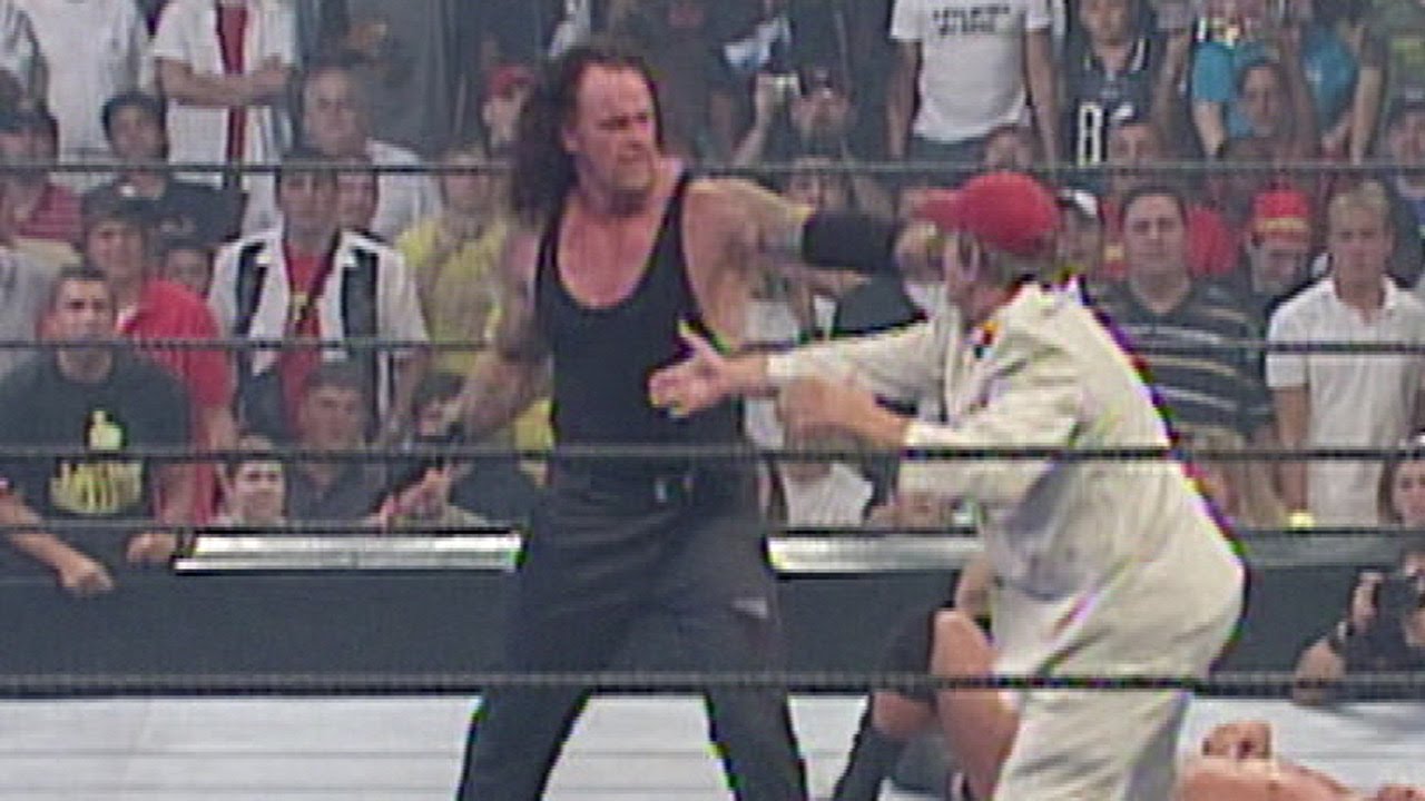 Disguised as a WWE fan, 