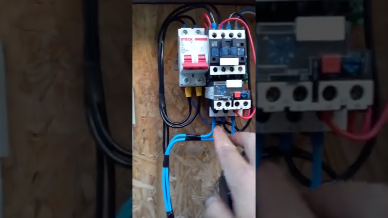 funcionamento da contatora, rele térmico e rele falta de fase no controlador da Rain bird