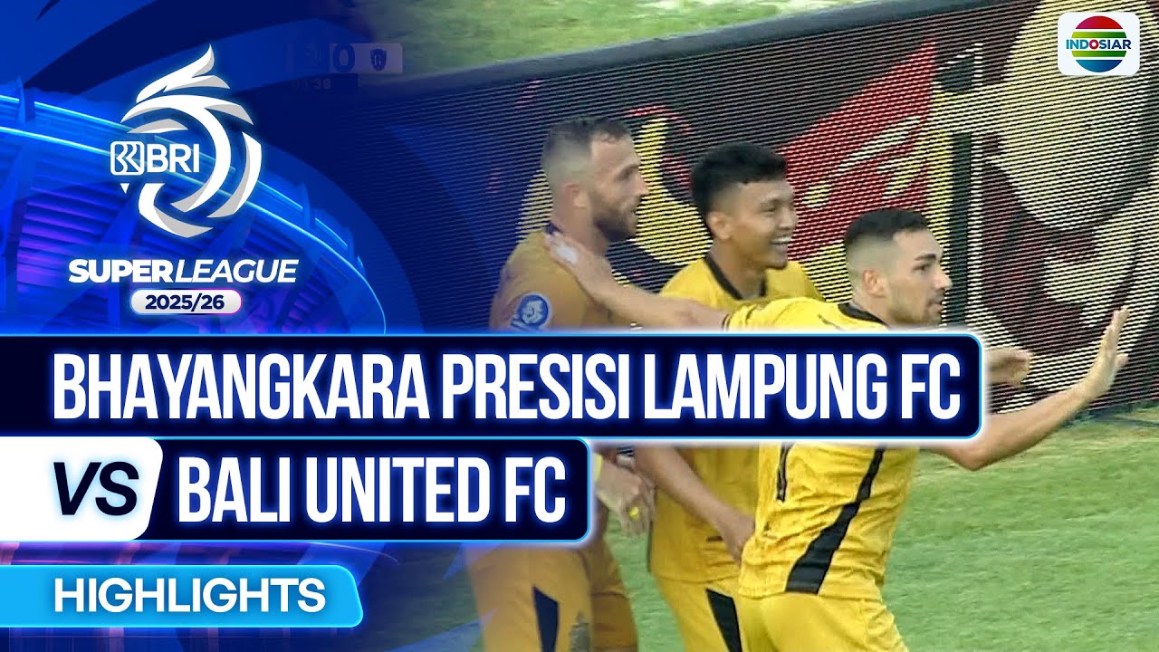 Bhayangkara Presisi Lampung FC VS Bali United FC - Highlights | BRI Super League 2025/26