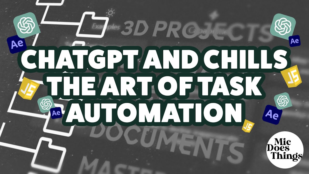 Save Time & Stay Organized: ChatGPT's Folder Structure Script (AE)