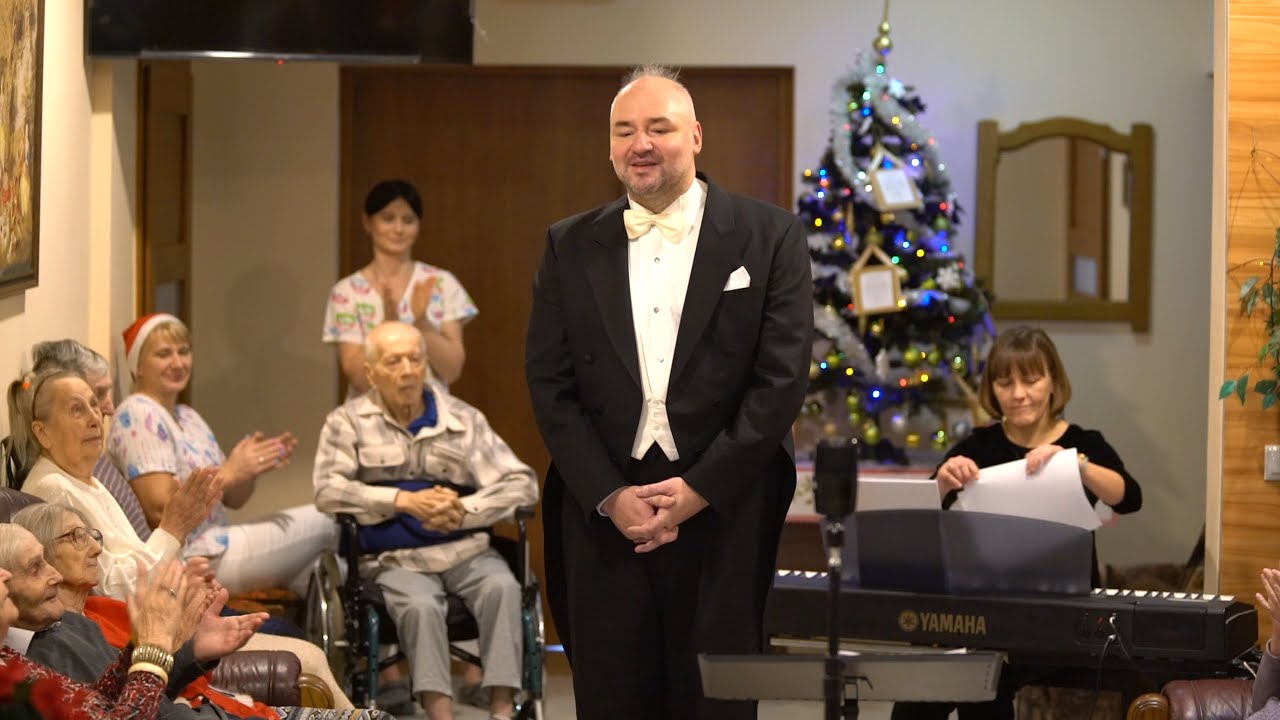Piotr Hruszwicki w Domu Seniora 