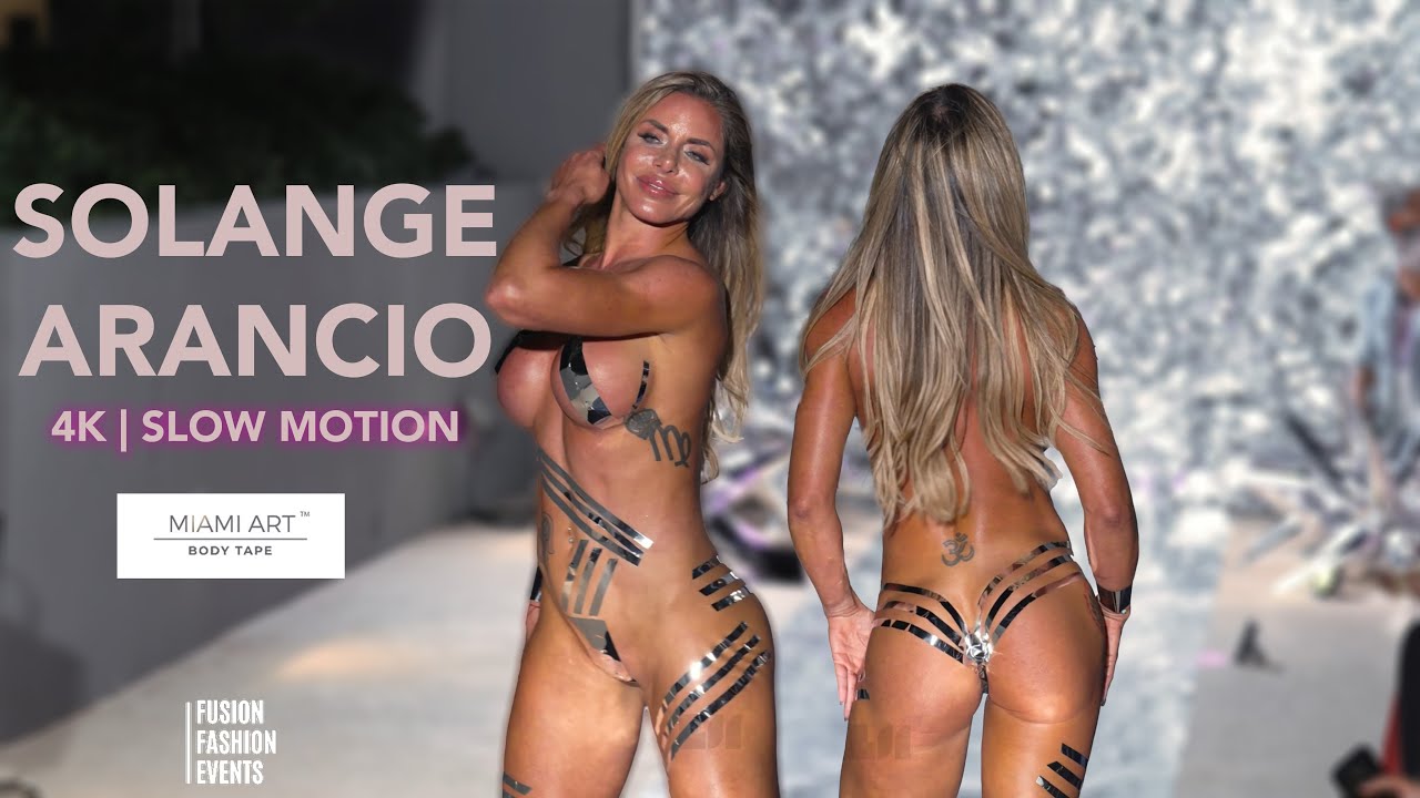 Solange Arancio | Miami Art Body Tape || Art Basel Miami 2023 | Fusion Fashion