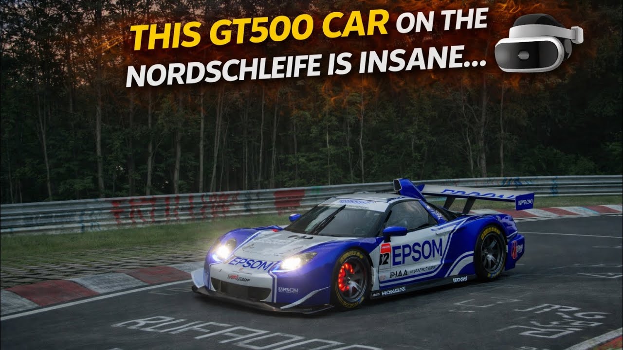 This GT500 Car on the Nordschleife is INSANE… | Honda NSX GT500 VR