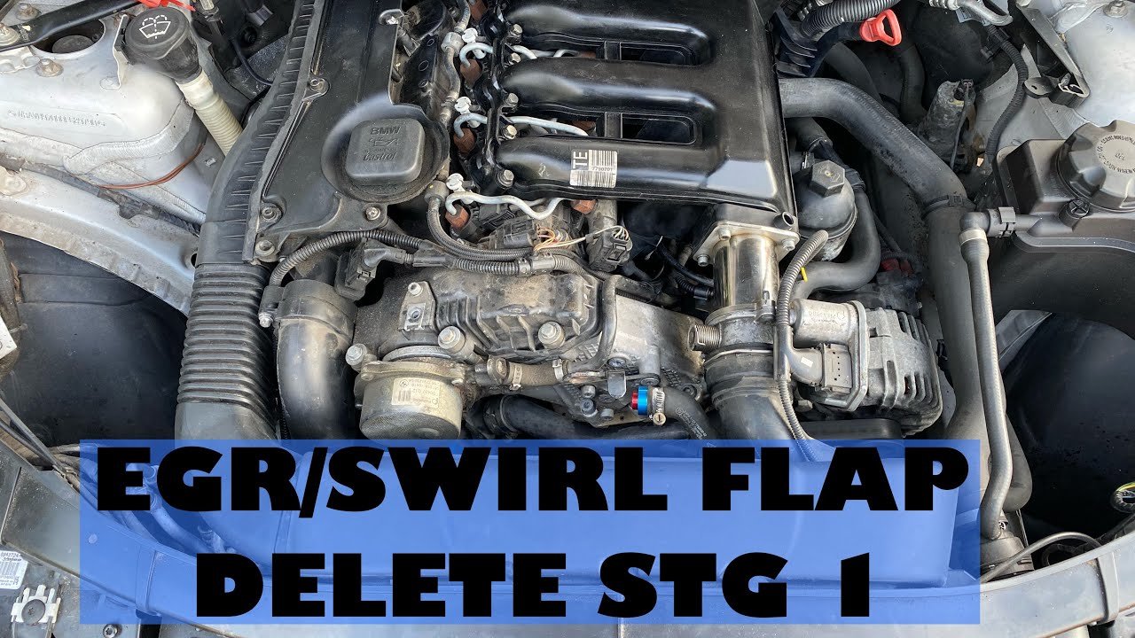 BMW e91, e90, e92 330d, m57 egr, swirl flap delete, pipercross filter, STG 1 remap #modified