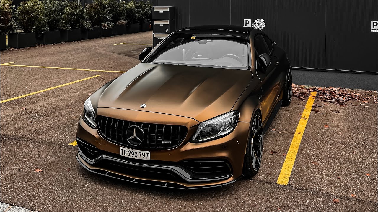 AMG C63s Coupé wrapped in 