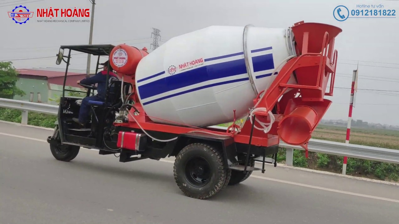 Nhật Hoàng - Xem Xe Trộn Bê Tông Tươi Mini 2 Khối Cực Đẹp Và Hiệu Quả Cho Phục Vụ Bê Tông Nông Thôn