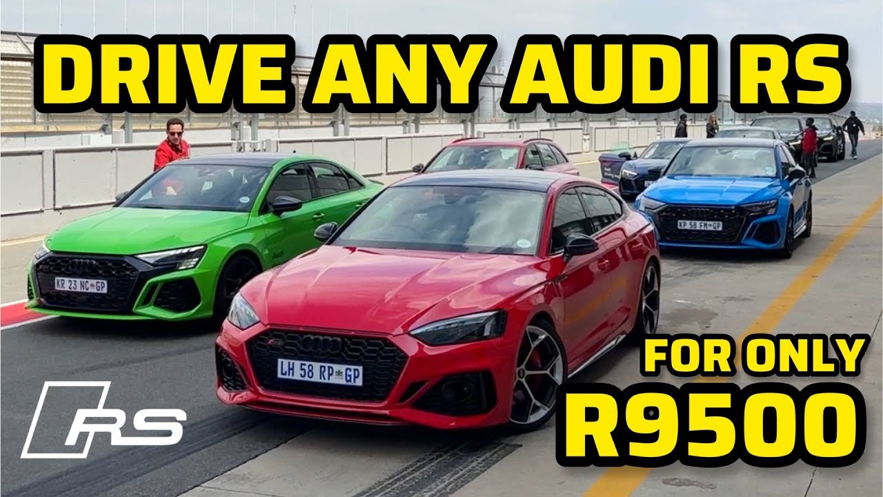 Audi Driving Experience for R9500 - Drive any RS model around Kyalami Race Track!