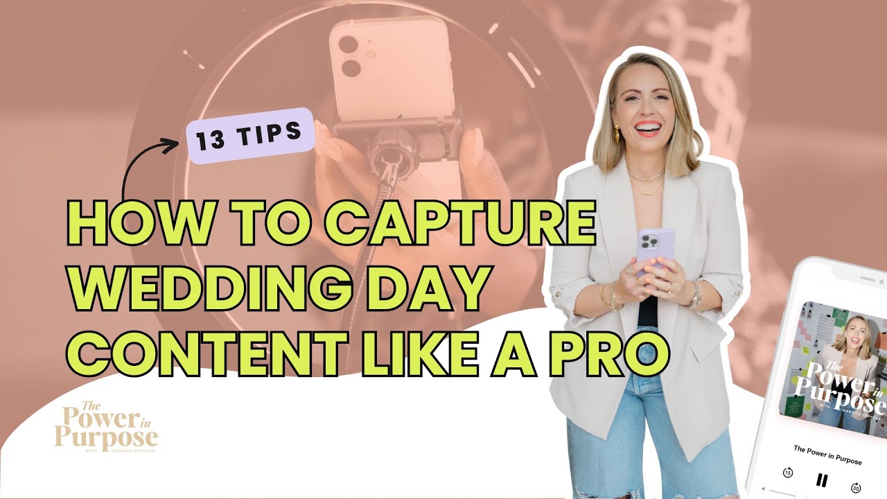 How to Capture Wedding Day Content Like a Pro (Even If You're Not a Content Creator)