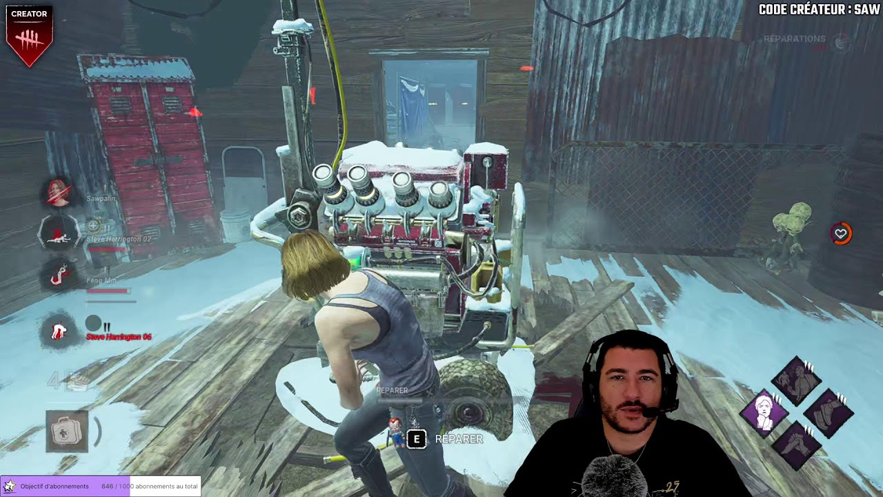 Demain GiVEAWAY COLLECTOR DbD | !holy !st | Stream 2K | !code !mc [FR/PC] #DBDCreator @Sawpalin