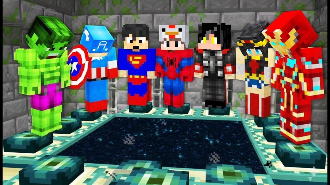 Having A Superhero Life In Minecraft!