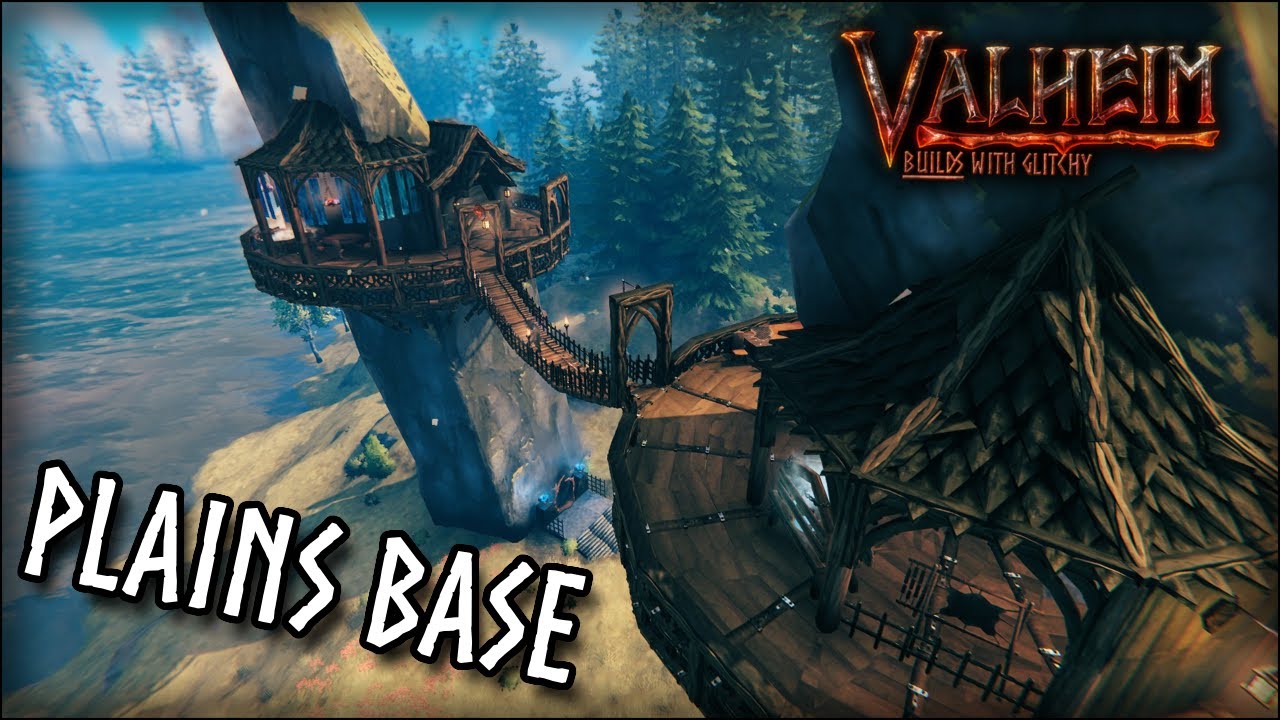I Built a Plains Pillar Base in Valheim | Valheim Builds