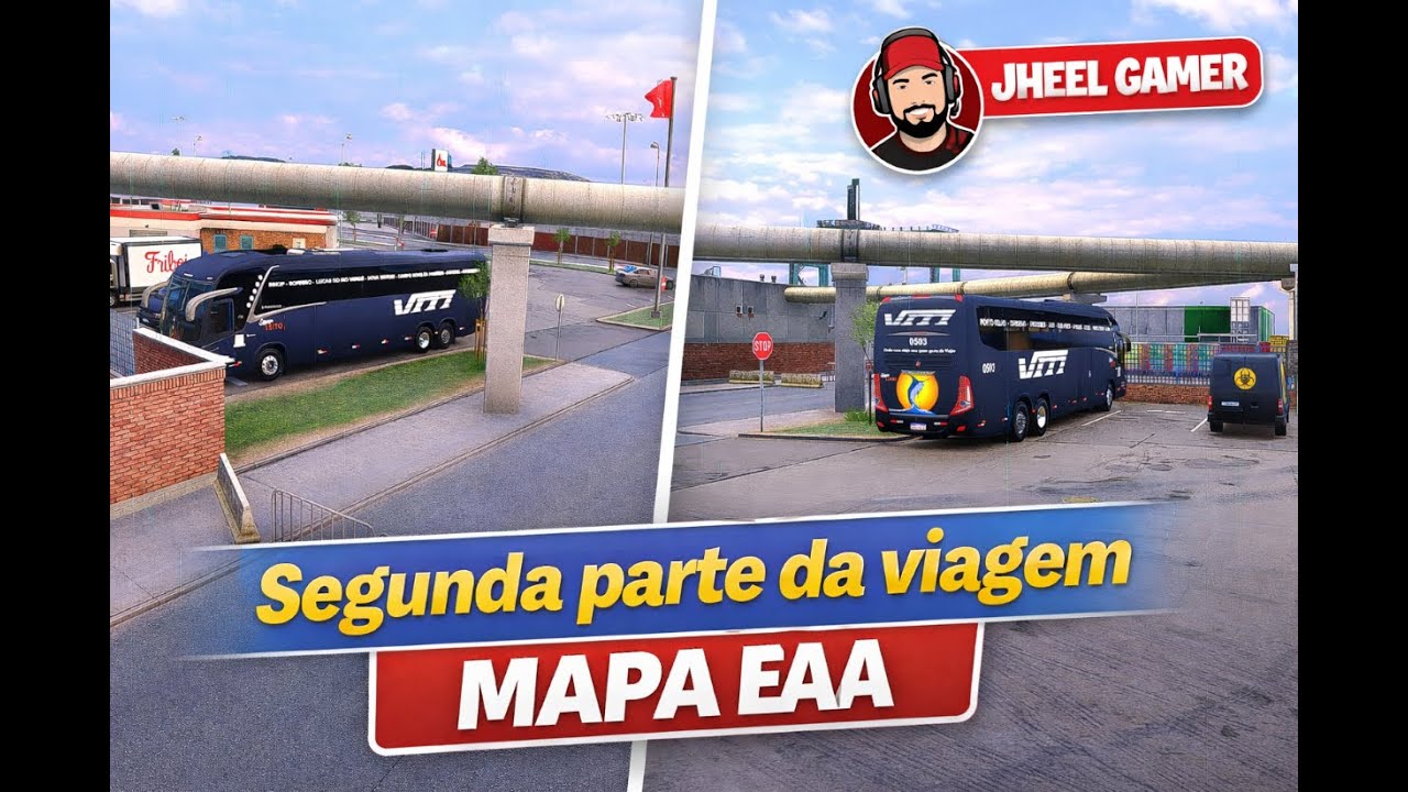 🚌 Viagem de onibus – Parte 2 | Euro Truck Simulator 2