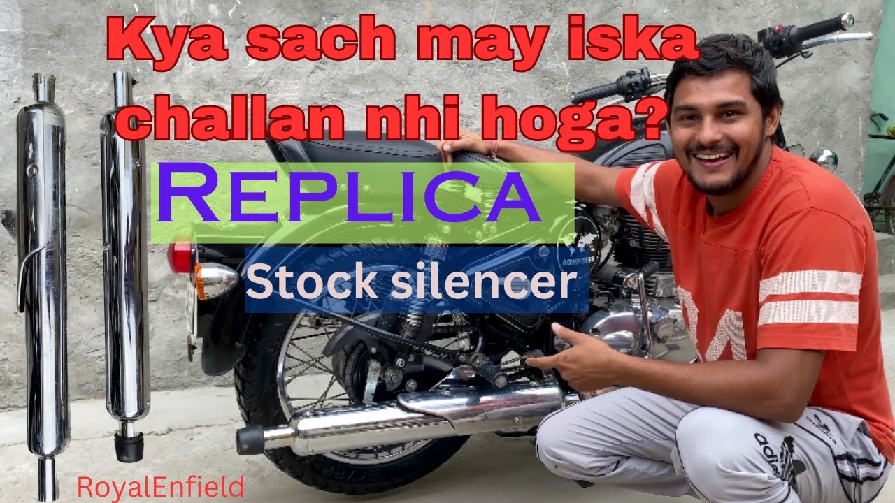 Replica silencer for bullet | legal silencer for royal enfield||@MASTANAMUSAFIR1