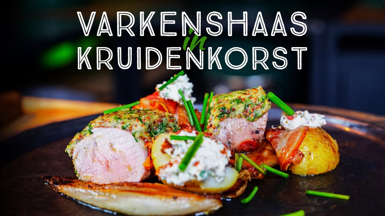 Gegrilde VARKENSHAAS op de Big Green Egg BBQ
