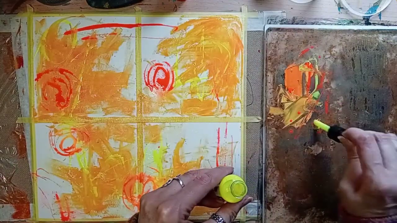 Intuitive abstract - afternoon playtime