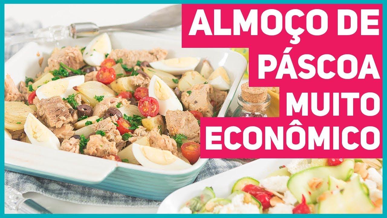 ALMOÇO DE PÁSCOA COMPLETO POR 40 REAIS PARA A FAMÍLIA TODA! | Receitas de Minuto 462