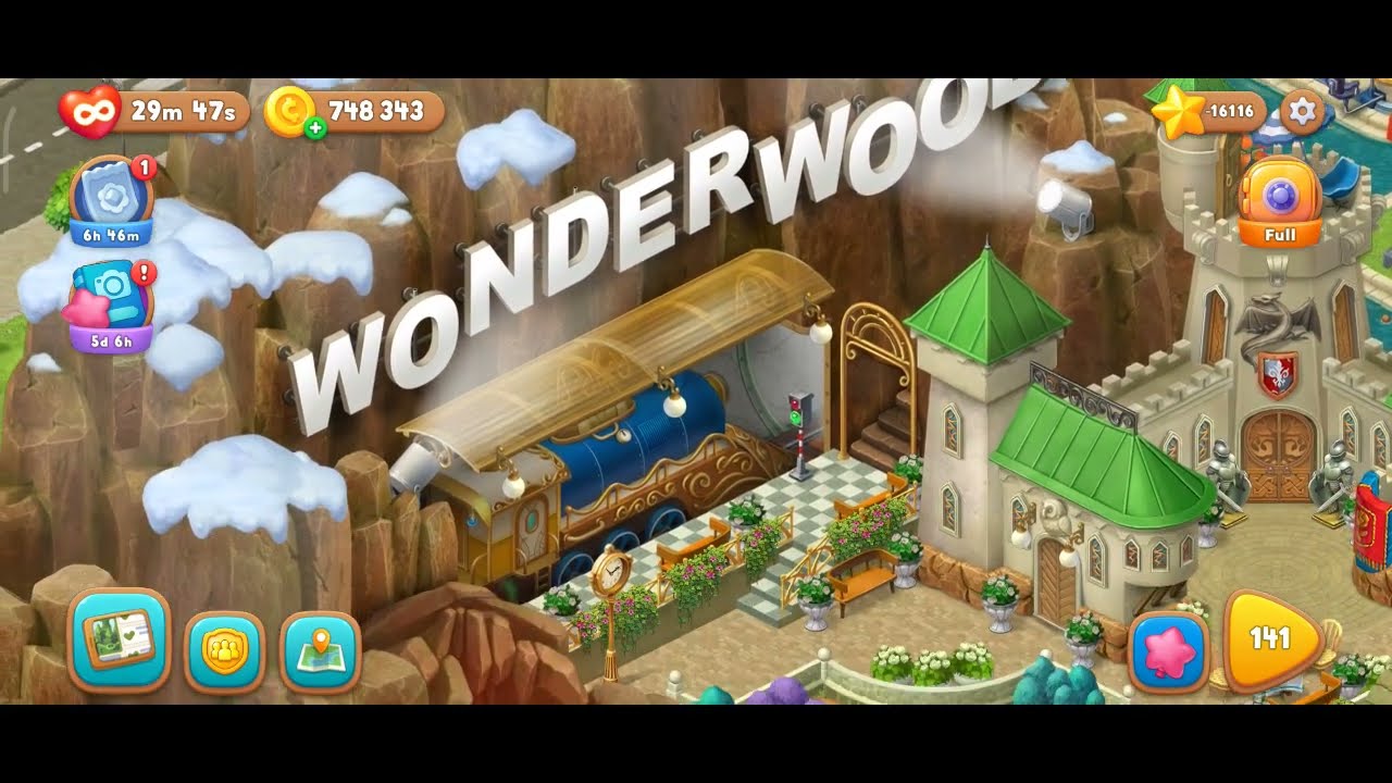Gardenscapes - 4th Garden - Wonderwood Completed [Full Tour]