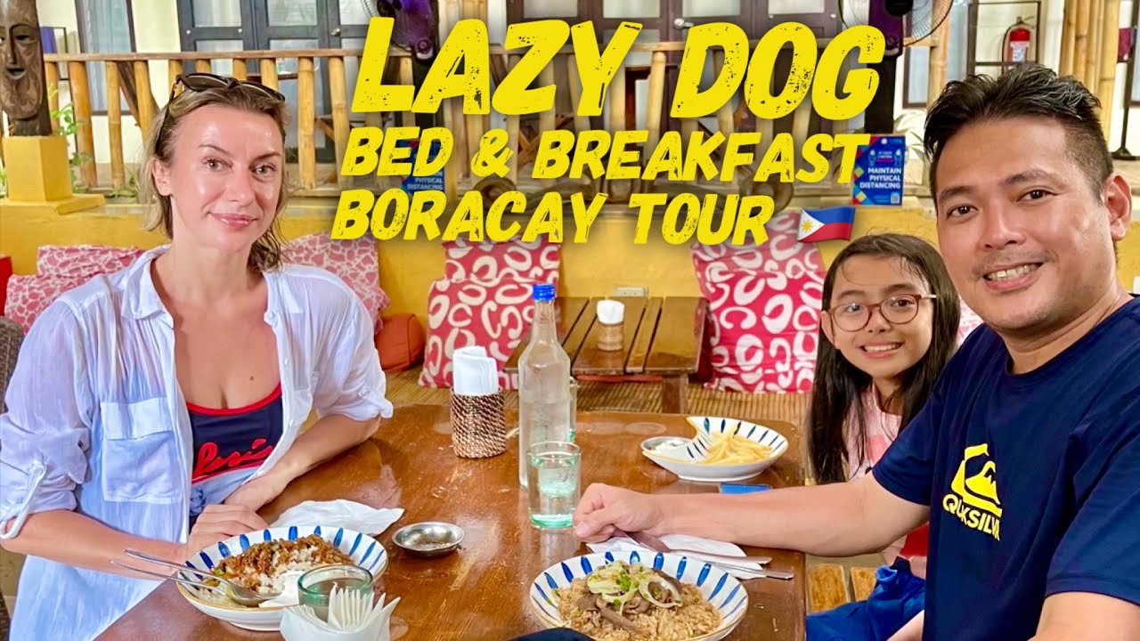 The Lazy Dog Bed and Breakfast Tour Boracay | Triple Room | Whiskey's Cafe | Bulabog Beach