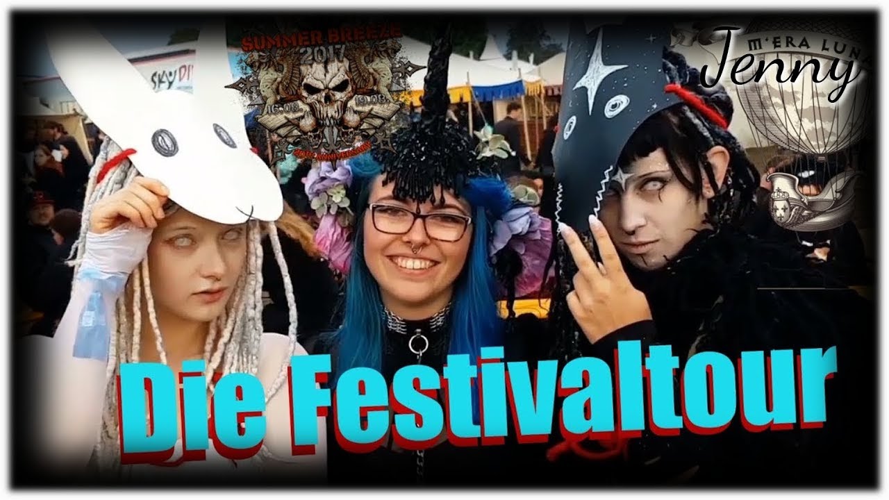 Unsere Festivaltour - Mera Luna & Summer Breeze Vlog // Simply Jenny