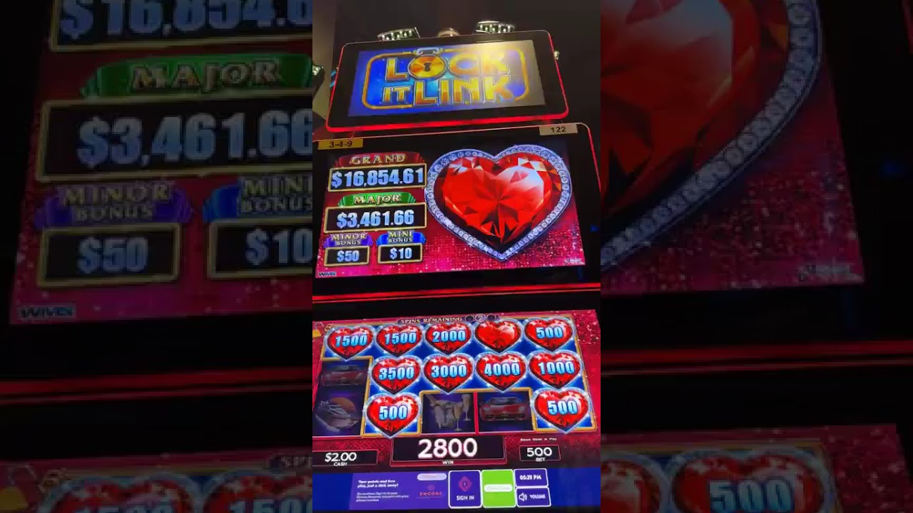 Игровой автомат LOCK IT LINK DIAMONDS: отличная выплата наличными за монеты в один цент!