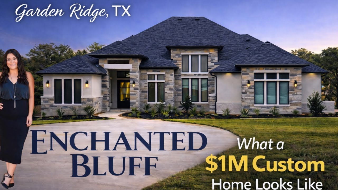 Inside a Stunning Million Dollar Drees Custom Home in Enchanted Bluff | Garden Ridge TX Luxury Tour