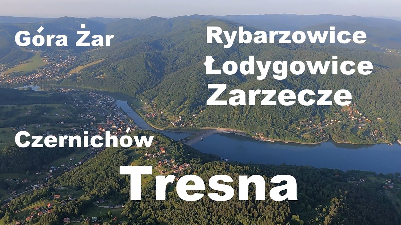 Rybarzowice, Łodygowice, Tresna, Czernichów, Góra Żar, Zarzecze, Pietrzykowice, Soła