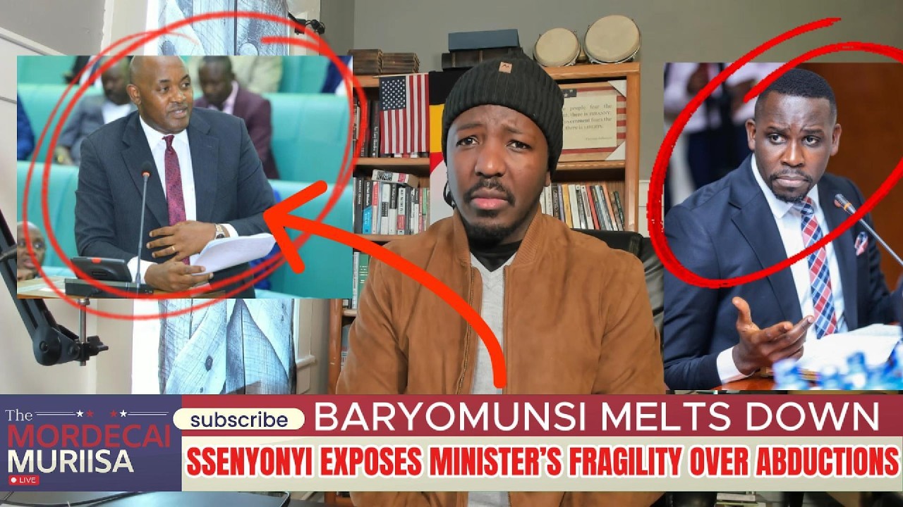 Baryomunsi Melts Down: Joel Ssenyonyi Exposes his Fragility Over Abductions.