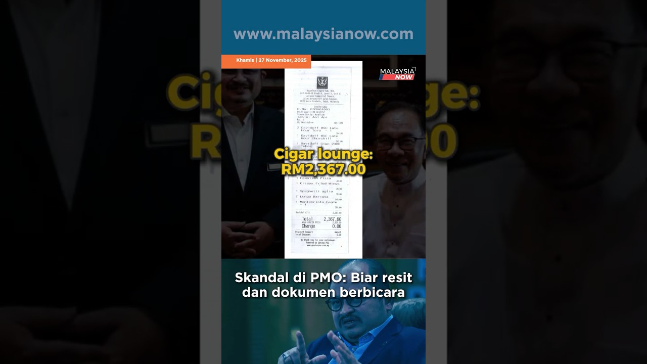 Skandal di PMO: Biar resit dan dokumen berbicara | 27 November 2025