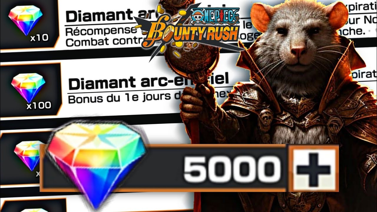 LE RAT ORIGINEL 5000 DIAMANTS FREETOPLAY !!! ON A CHOQUÉ BANDAI | ONE PIECE BOUNTY RUSH - OPBR