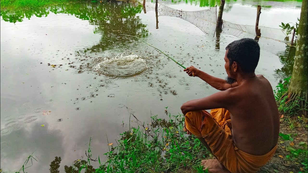 Peaceful Fishing || Amazing Fish Catching In Village