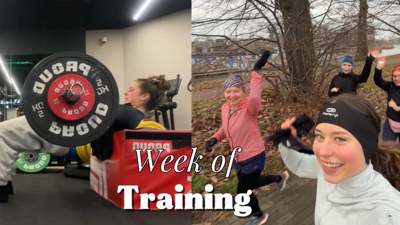 Week of training / kalistenika, bieganie, ciężary