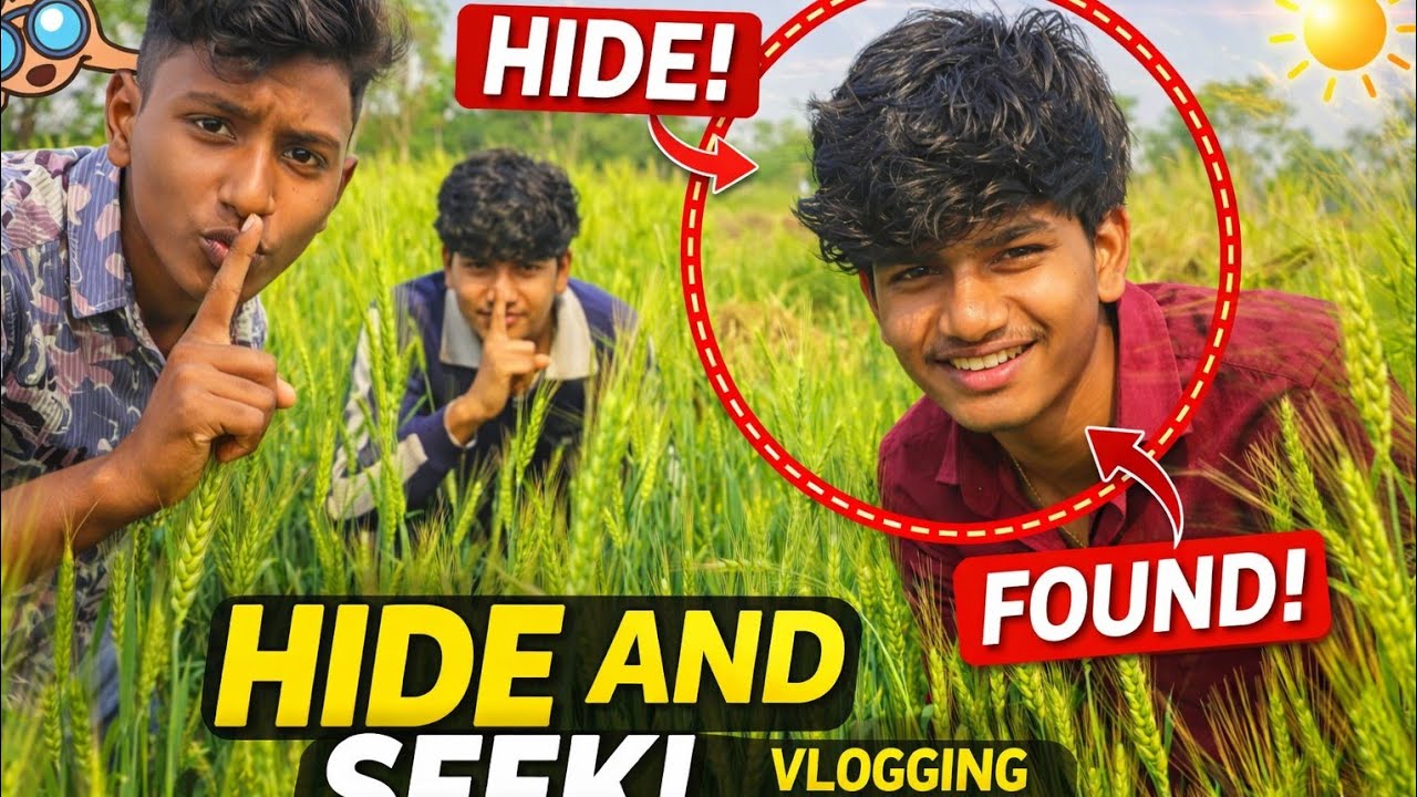 Hide and seek vlog |🤣