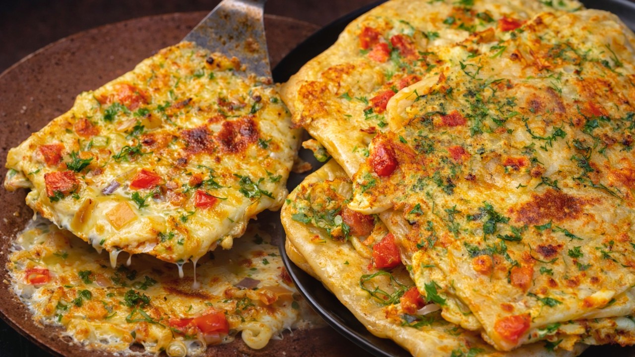 Рецепт параты с яйцом | Как приготовить парату с яйцом | Самый простой рецепт завтрака