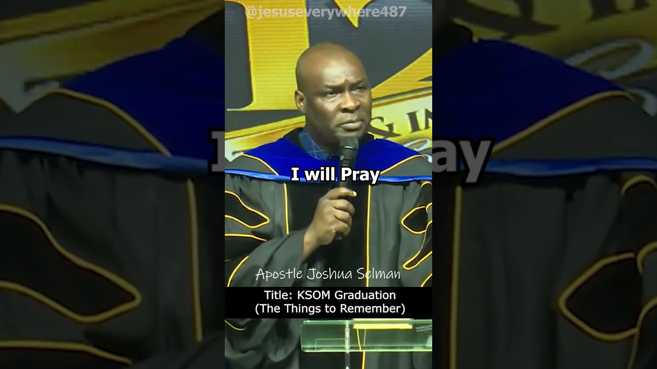 I will Pray | Apostle Joshua Selman