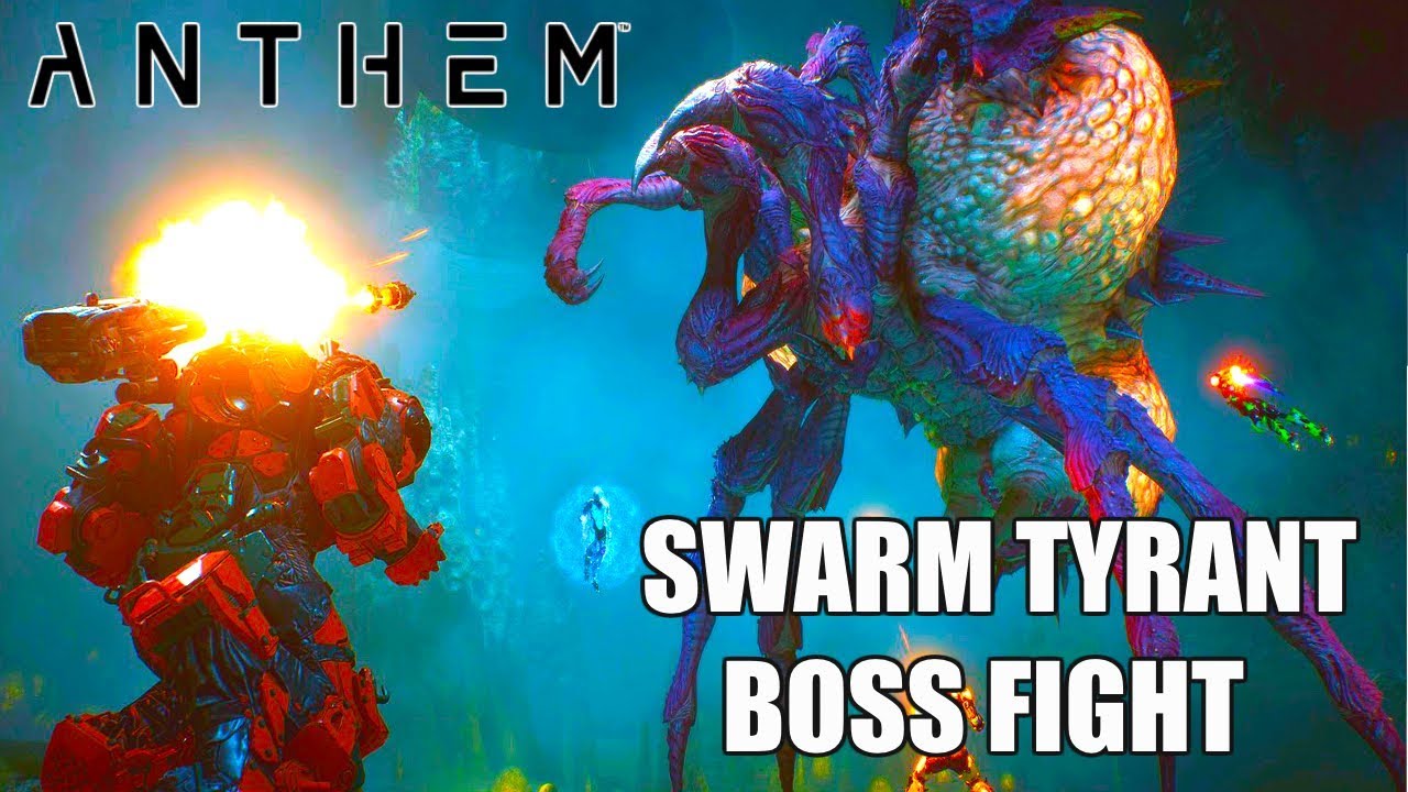 New ANTHEM Gameplay - Swarm Tyrant BOSS FIGHT