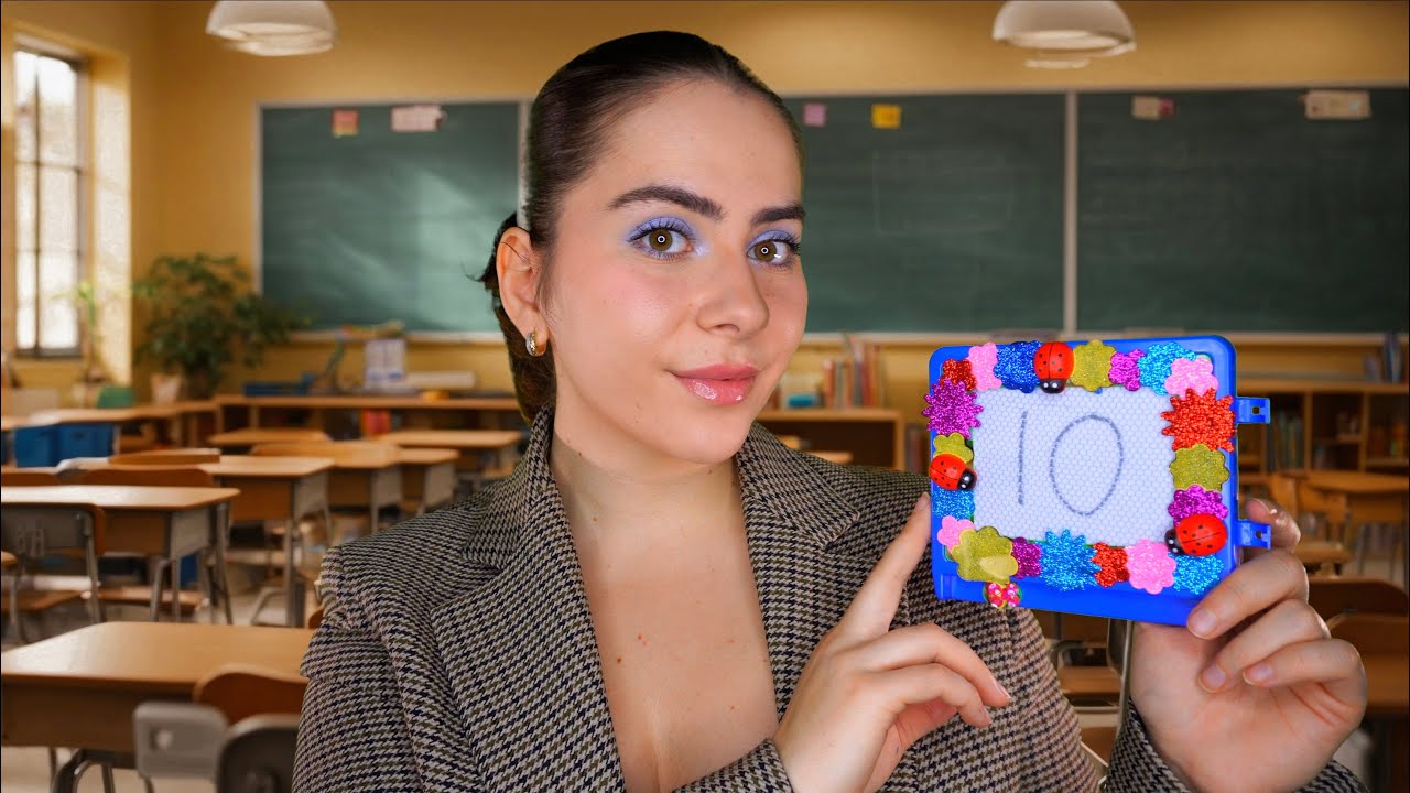 ASMR Lehrerin | Unterricht in der Ruheklasse 👩‍🏫 Roleplay