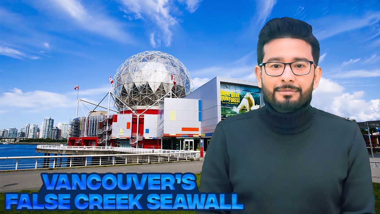 Vancouver False Creek Seawall |4K 60FPS #vancouvervlog #seawall #vancouver