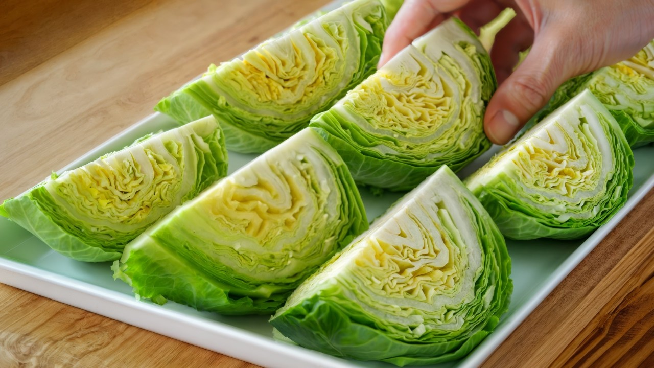 Капуста, которая тает как масло! Простой рецепт, который я готовлю каждую неделю 🥬
