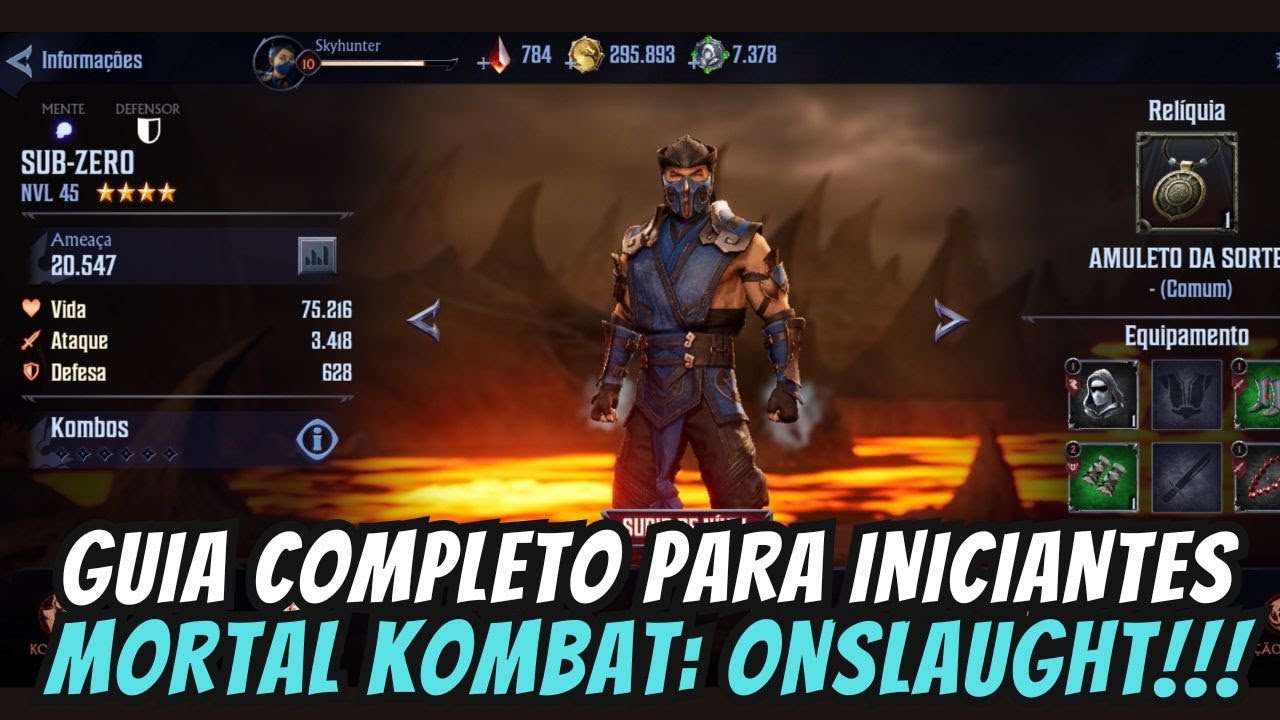 ⭐GUIA COMPLETÃO MORTAL KOMBAT: ONSLAUGHT COM VÁRIAS DICAS IMPORTANTES PARA INICIAR BEM A SUA CONTA!⭐