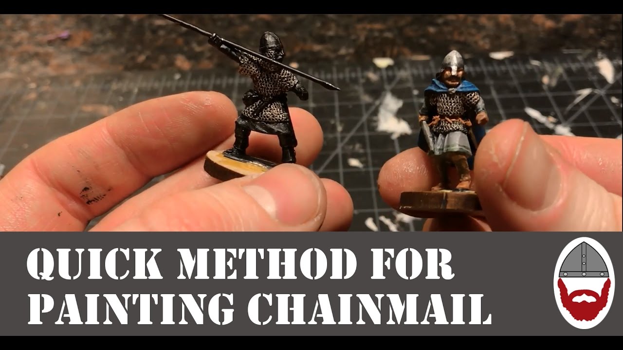 Quick Chainmail Painting Technique for 28mm Miniatures