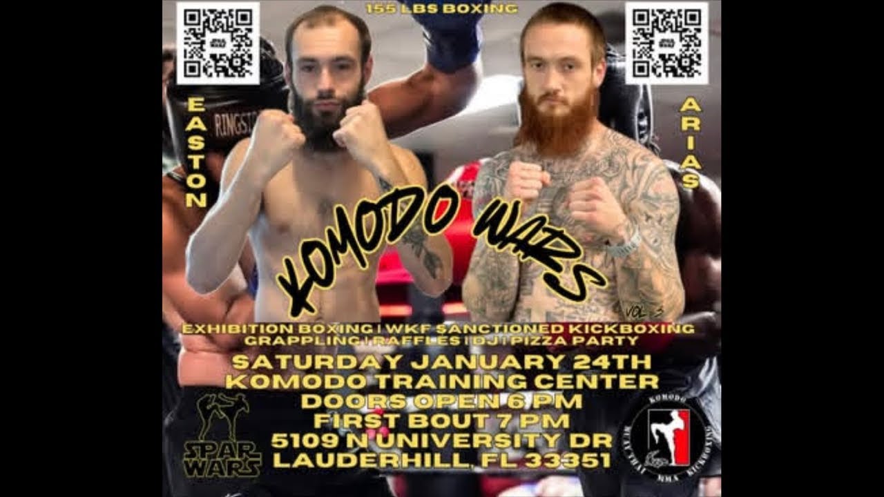 SPAR WARS BOXING AMATEUR EVENT BOBBY EASTON
