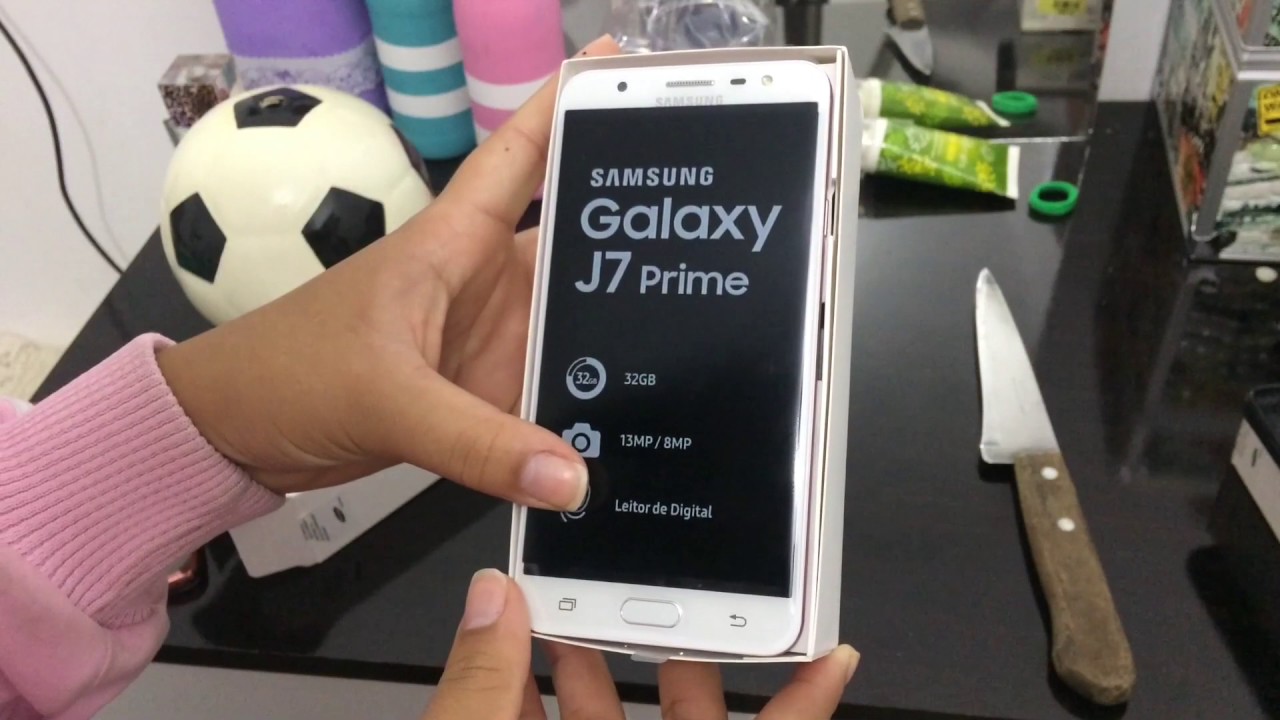 Unboxing Do Samsung Galaxy J7 Prime Rosa