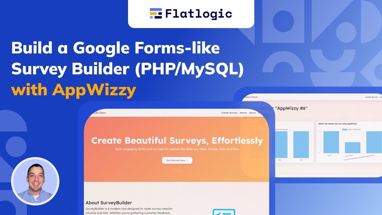 Building a Google Forms-Style Survey Builder in 30 min - Text, Choice, Checkbox, Results Dashboard
