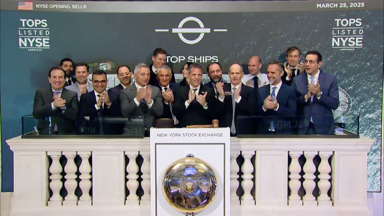 Top Ships Inc. (NYSE American: TOPS) Rings The Opening Bell&reg;