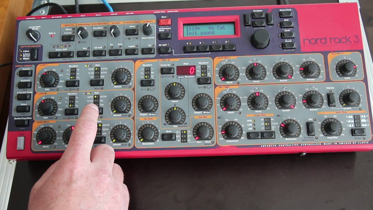 Psytrance Zap Tutorial - Nord Rack 3