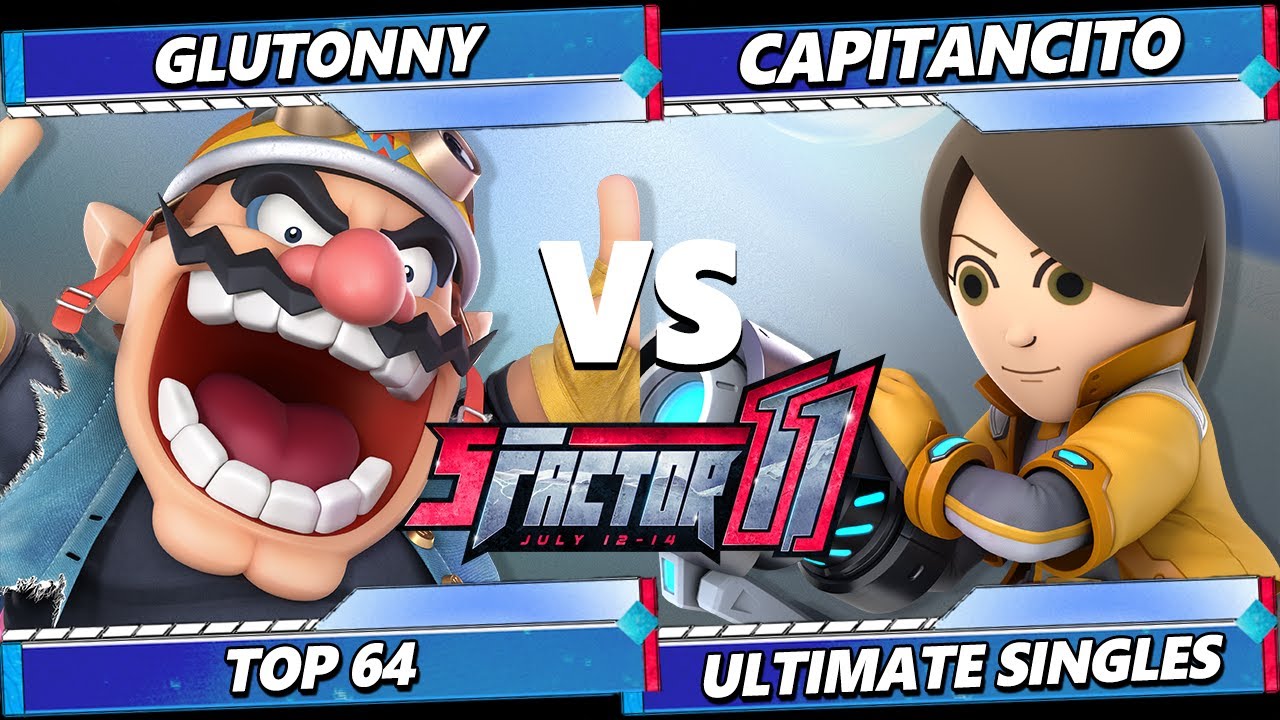 S Factor 11 - Glutonny (Wario) Vs. Capitancito (Mii Gunner) Smash Ultimate - SSBU